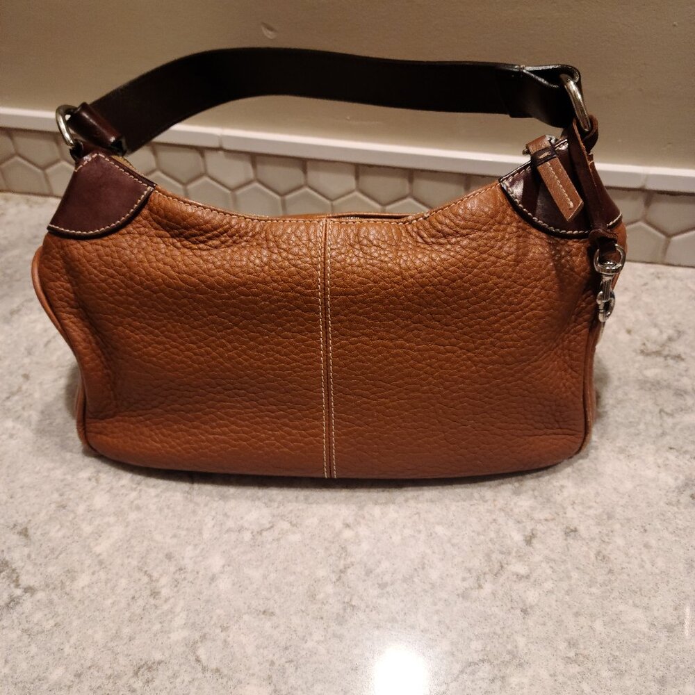 Vintage 1976 Dooney & Bourke All Weather Leather Shoulder Bag